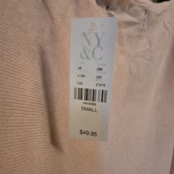 7th Ave New York Co. Womens Small Sweater Pink Gold Studs New/Tags - Picture 4 of 9